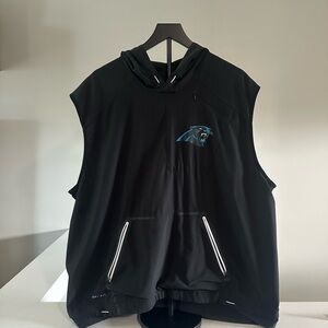Carolina Panthers Black Hoodie with Blue Emblem
